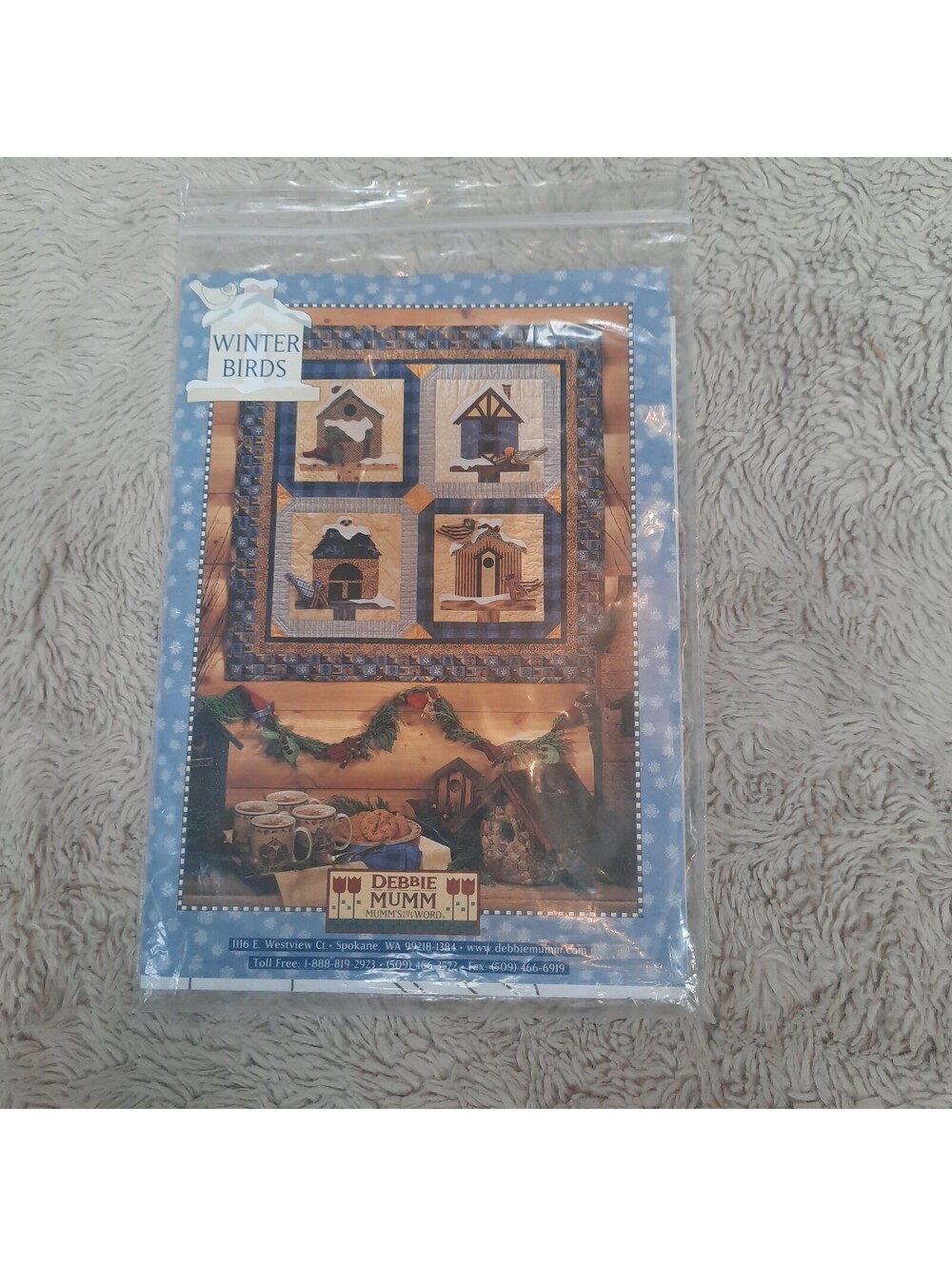 Debbie Mumm Winter Birds Quilt Wallhanging Bird Garland Sewing Pattern
